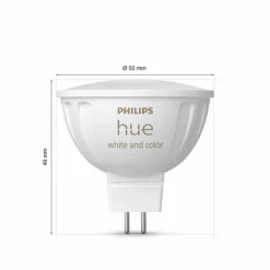 Philips Hue LED GU5.3 6,3 Watt 2000-6500 Kelvin 400 Lumen