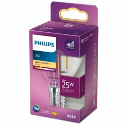 Philips LED E14 2 Watt 2700 Kelvin 250 Lumen