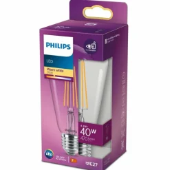 Philips LED E27 4,3 Watt 2700 Kelvin 470 Lumen