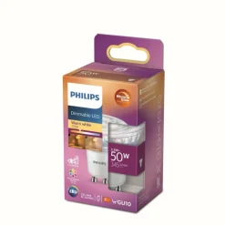 Philips LED GU10 3,8 Watt 2700-2200 Kelvin 345 Lumen