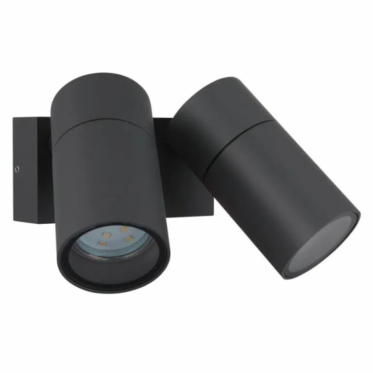 Piper Luminaire extérieur Luminaires Globo Lighting Anthracite, Noir, 2 lumières