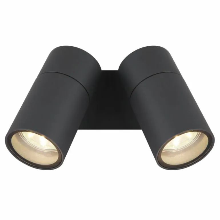 Piper Luminaire extérieur Luminaires Globo Lighting Anthracite, Noir, 2 lumières