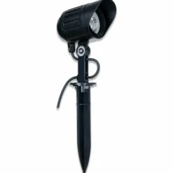pique de terre LCD Wiesloch LED Noir, 1 lumière