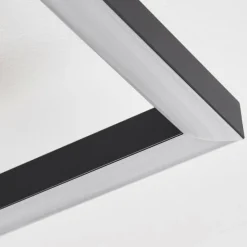 hofstein Éclairage Led|Plafonnier Cavareno LED Noir, 1 lumière
