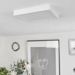 Plafonnier Finsrud LED Blanc, 1 lumière