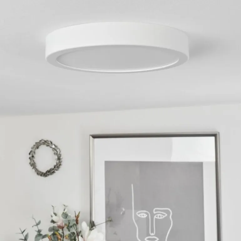 Plafonnier Finsrud LED Blanc, 1 lumière