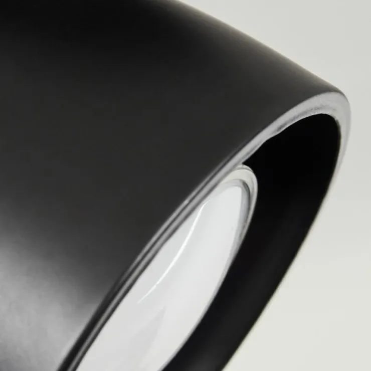 hofstein Plafonniers|Plafonnier Moesdorf Nickel mat, Noir, 1 lumière