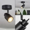 hofstein Éclairage Led|Plafonnier Nestavel LED Noir, 1 lumière