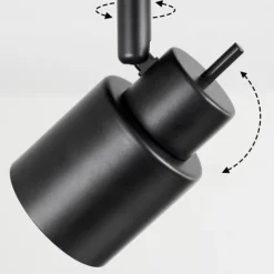 hofstein Éclairage Led|Plafonnier Nestavel LED Noir, 1 lumière