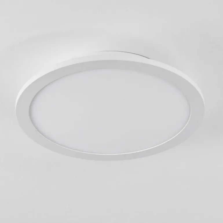 Plafonnier Sani LED Blanc, 1 lumière, Télécommandes, Changeur de couleurs