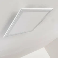 Plafonnier Voisines LED Blanc, 1 lumière, Télécommandes, Changeur de couleurs