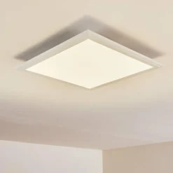 Plafonnier Voisines LED Blanc, 1 lumière, Télécommandes, Changeur de couleurs
