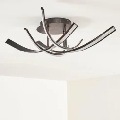 hofstein Éclairage Led|Plafonnier Aranu LED Rouille, 4 lumières