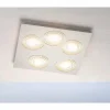 Luminaires Bopp Éclairage Led|Plafonnier Bopp GALAXY COMFORT LED Aluminium, 5 lumières