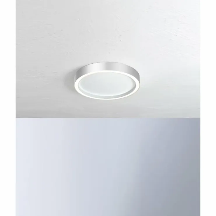 Luminaires Bopp Éclairage Led|Plafonnier Bopp-Leuchten AURA LED Argenté, Blanc, 1 lumière