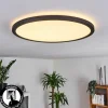 hofstein Éclairage Led|Plafonnier Boyero LED Noir, 1 lumière