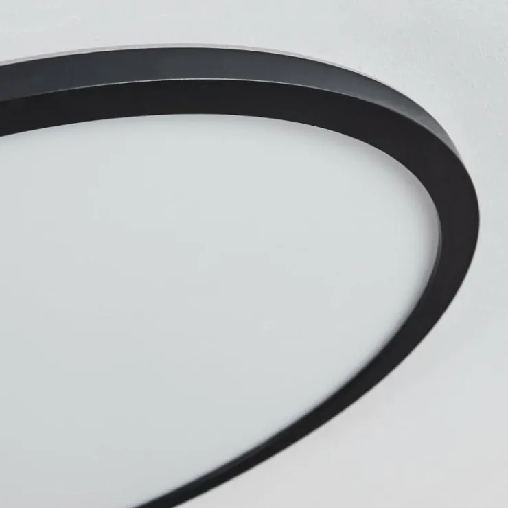 hofstein Éclairage Led|Plafonnier Boyero LED Noir, 1 lumière