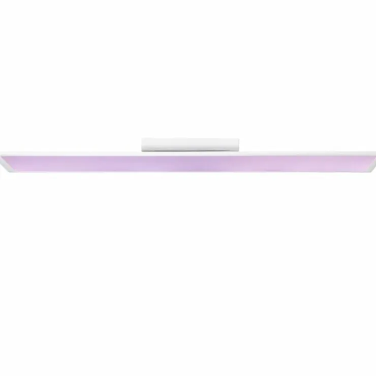 Luminaires Brilliant Éclairage Led|Plafonnier Brilliant Abie LED Blanc, 1 lumière, Télécommandes