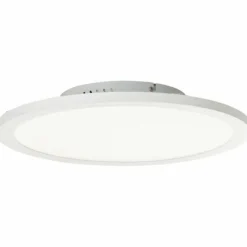 Luminaires Brilliant Éclairage Led|Plafonnier Brilliant Abie LED Blanc, 1 lumière, Télécommandes, Changeur de couleurs