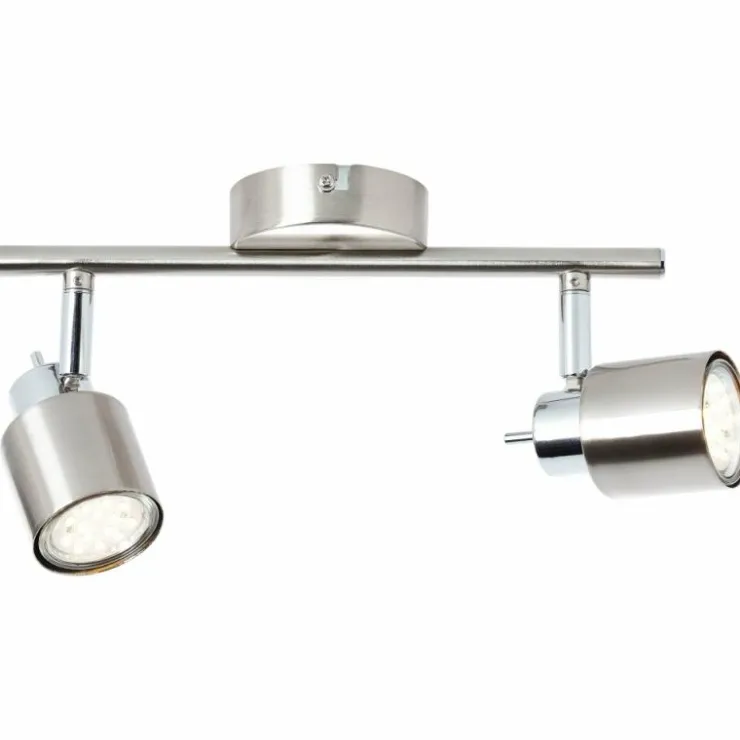 Luminaires Brilliant Spots Et Projecteurs|Plafonnier Brilliant ANDRES Chrome, Nickel mat, 2 lumières