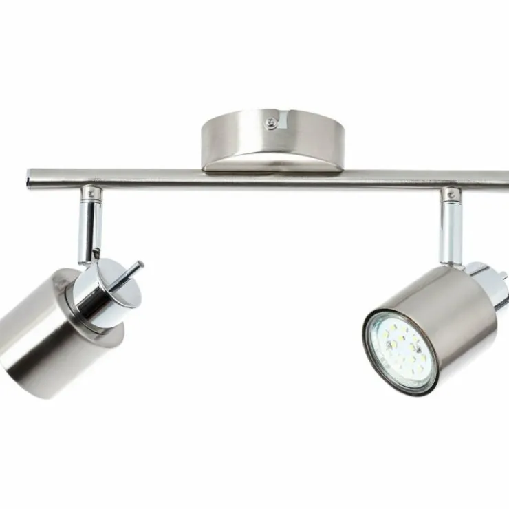 Luminaires Brilliant Spots Et Projecteurs|Plafonnier Brilliant ANDRES Chrome, Nickel mat, 2 lumières