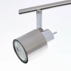Luminaires Brilliant Spots Et Projecteurs|Plafonnier Brilliant ANDRES Chrome, Nickel mat, 2 lumières