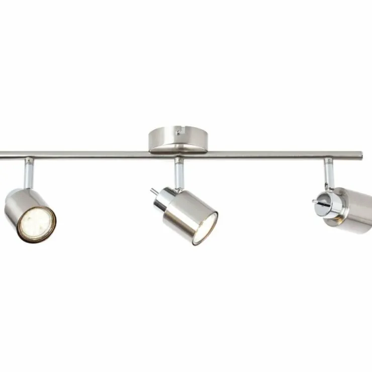 Luminaires Brilliant Spots Et Projecteurs|Plafonnier Brilliant ANDRES Chrome, Nickel mat, 3 lumières