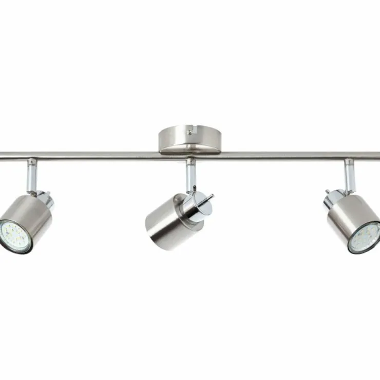 Luminaires Brilliant Spots Et Projecteurs|Plafonnier Brilliant ANDRES Chrome, Nickel mat, 3 lumières