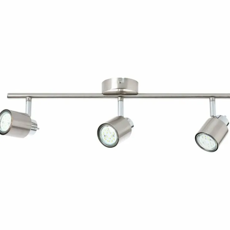 Luminaires Brilliant Spots Et Projecteurs|Plafonnier Brilliant ANDRES Chrome, Nickel mat, 3 lumières