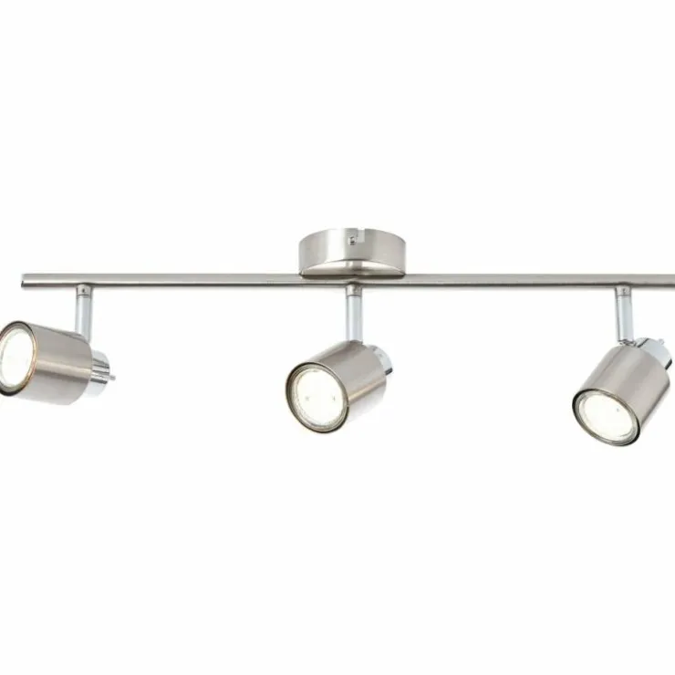 Luminaires Brilliant Spots Et Projecteurs|Plafonnier Brilliant ANDRES Chrome, Nickel mat, 3 lumières