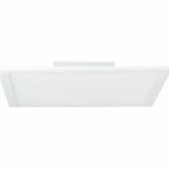 Plafonnier Brilliant Atira LED Blanc, 1 lumière, Télécommandes, Changeur de couleurs