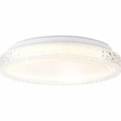 Luminaires Brilliant Plafonniers|Plafonnier Brilliant Badria Blanc, 1 lumière