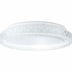 Luminaires Brilliant Plafonniers|Plafonnier Brilliant Badria Blanc, 1 lumière