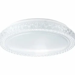 Luminaires Brilliant Plafonniers|Plafonnier Brilliant Badria Blanc, 1 lumière
