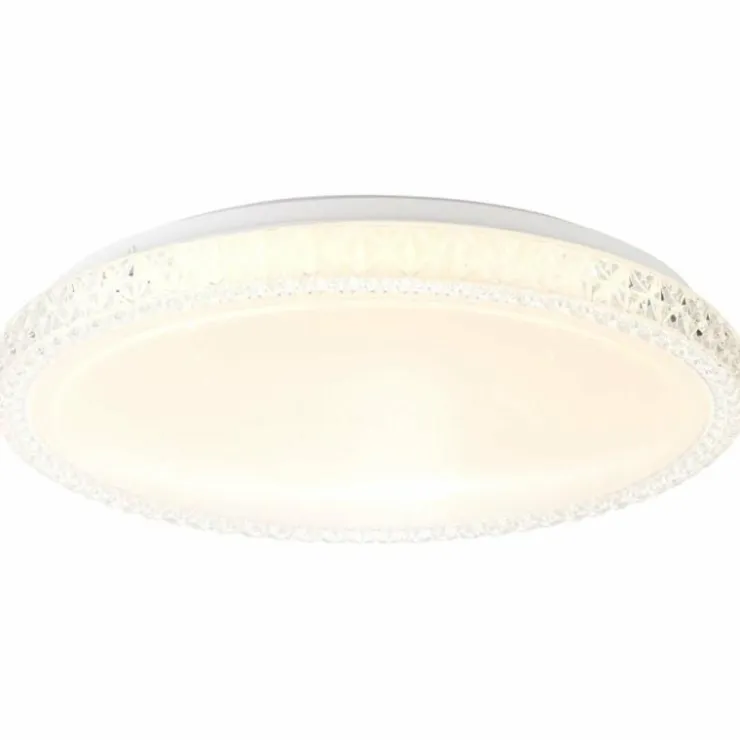 Luminaires Brilliant Plafonniers|Plafonnier Brilliant Badria Blanc, 1 lumière
