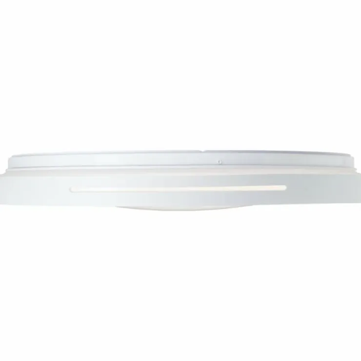 Luminaires Brilliant Éclairage Led|Plafonnier Brilliant Barty LED Chrome, Blanc, 1 lumière, Télécommandes
