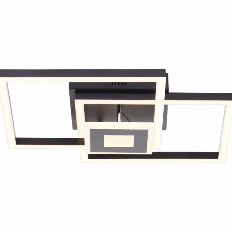 Luminaires Brilliant Éclairage Led|Plafonnier Brilliant Bray LED Noir, Blanc, 1 lumière