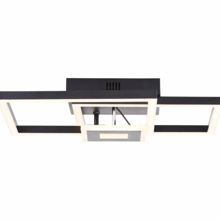 Luminaires Brilliant Éclairage Led|Plafonnier Brilliant Bray LED Noir, Blanc, 1 lumière