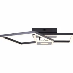 Luminaires Brilliant Éclairage Led|Plafonnier Brilliant Bray LED Noir, Blanc, 1 lumière