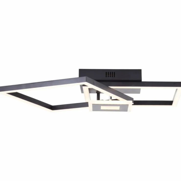 Luminaires Brilliant Éclairage Led|Plafonnier Brilliant Bray LED Noir, Blanc, 1 lumière