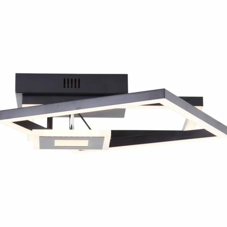 Luminaires Brilliant Éclairage Led|Plafonnier Brilliant Bray LED Noir, Blanc, 1 lumière