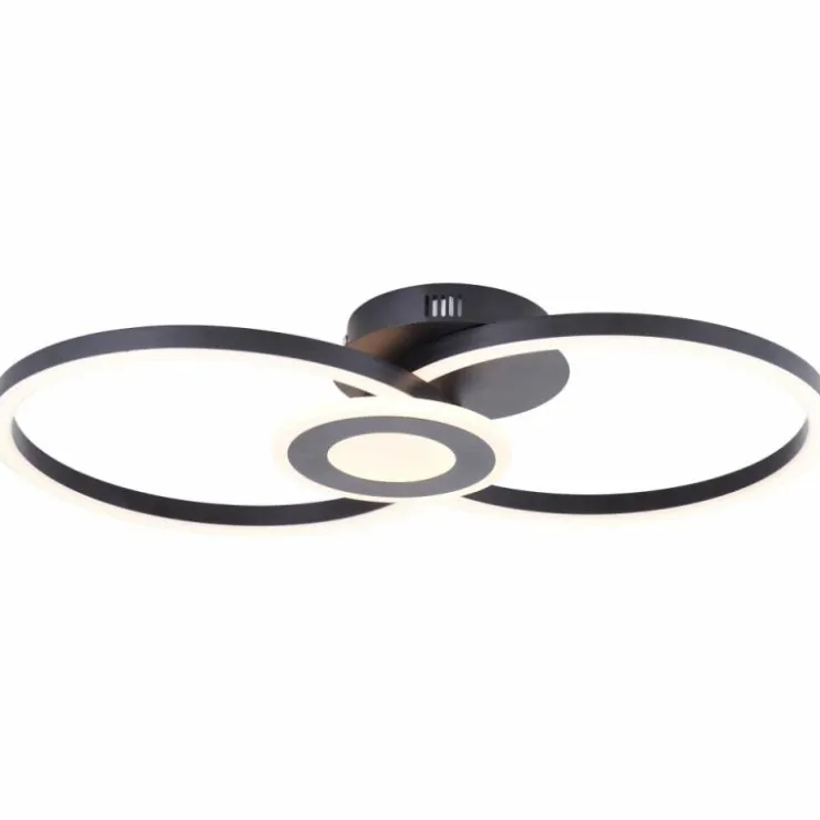 Luminaires Brilliant Éclairage Led|Plafonnier Brilliant Bray LED Noir, Blanc, 1 lumière