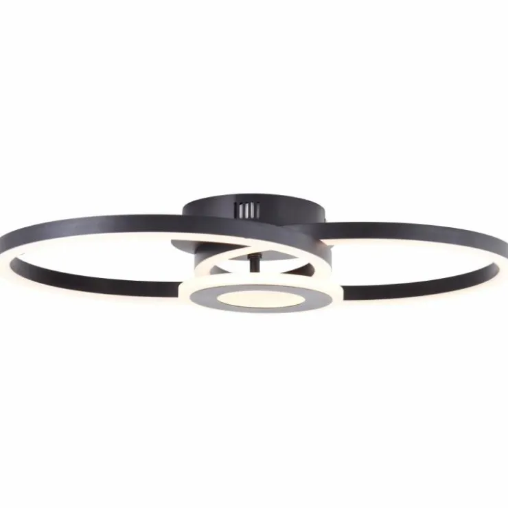 Luminaires Brilliant Éclairage Led|Plafonnier Brilliant Bray LED Noir, Blanc, 1 lumière