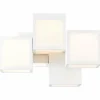 Luminaires Brilliant Éclairage Led|Plafonnier Brilliant Cubix LED Blanc, 1 lumière