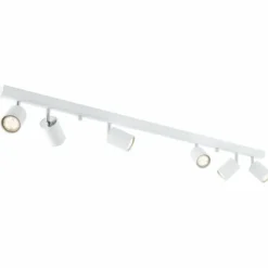 Luminaires Brilliant Plafonniers|Plafonnier Brilliant Different Blanc, 6 lumières