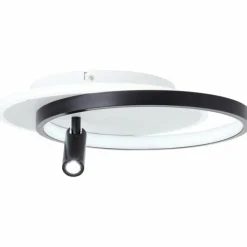 Luminaires Brilliant Éclairage Led|Plafonnier Brilliant Eunomia LED Noir, Blanc, 1 lumière
