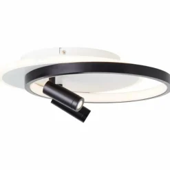 Luminaires Brilliant Éclairage Led|Plafonnier Brilliant Eunomia LED Noir, Blanc, 1 lumière
