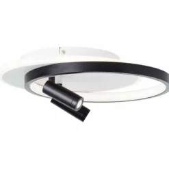 Luminaires Brilliant Éclairage Led|Plafonnier Brilliant Eunomia LED Noir, Blanc, 1 lumière