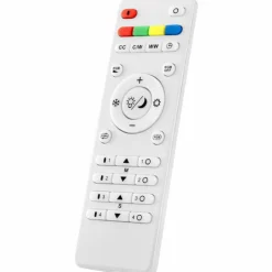 Plafonnier Brilliant Everett LED Noir, 1 lumière, Télécommandes, Changeur de couleurs