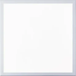 Luminaires Brilliant Éclairage Led|Plafonnier Brilliant Flat LED Argenté, 1 lumière, Télécommandes
